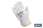 Gants de sécurité anti-chaleur en cuir de buffle | Tailles : 7, 8, 9, 10 et 11. - Cofan